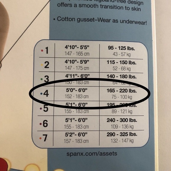 ASSETS by SPANX Women's High Waist Mid thigh Shaper Nude Size 4 165-220 LBS - Picture 10 of 11